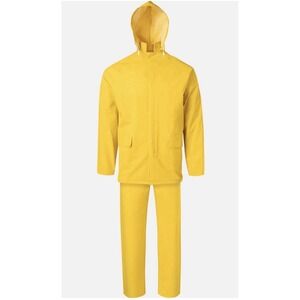 New IRONWEAR Rainwear 9202-NF, Size 4XL, 3 Pieces Rainsuit .35mm PVC/Polyester